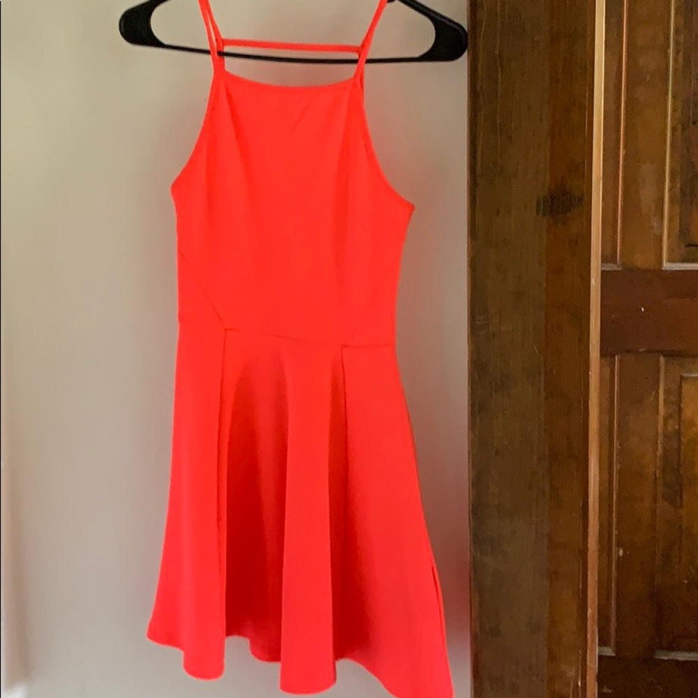 High neck dress